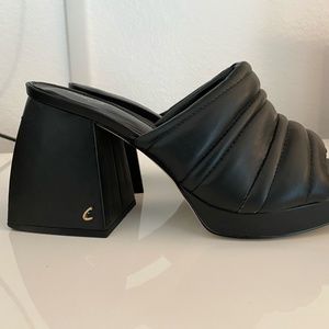Black Circus IVY size 9 Sandals/Slides/Shoes Platform thick Heel